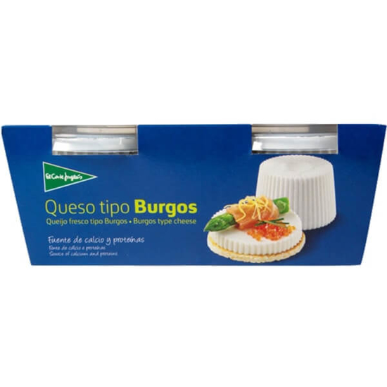 Imagem de Queijo Fresco Tipo Burgos EL CORTE INGLÉS Pack 2 emb.500g