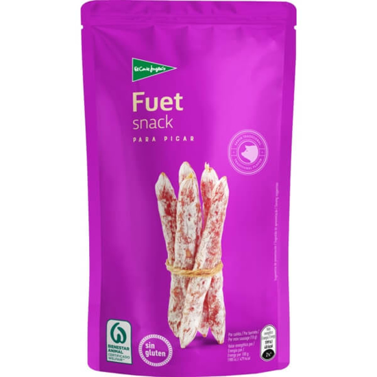 Imagem de Snack Fuet sem Glúten EL CORTE INGLÉS emb.50g