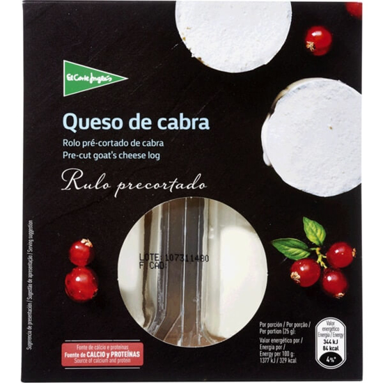 Imagem de Queijo de Cabra Pré-Cortado EL CORTE INGLÉS Pack 2 emb.200g