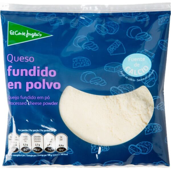 Imagem de Queijo Ralado Fundido em Pó EL CORTE INGLÉS emb.100g