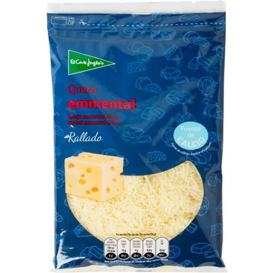 Imagem de Queijo Ralado Emmental EL CORTE INGLÉS emb.200g