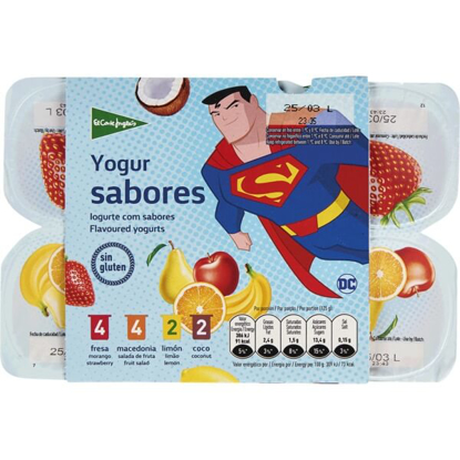 Yogur líquido sabor fresa pack 4 unidades 155 g · DANONE · Supermercado El  Corte Inglés El Corte Inglés