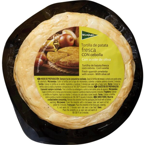 Imagem de Mini Tortilha de Batata Fresca com Cebola EL CORTE INGLÉS emb.200g