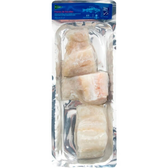 Imagem de Filetes de Bacalhau EL CORTE INGLÉS emb.400g Congelados