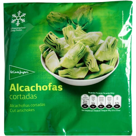 Imagem de Alcachofras Cortadas EL CORTE INGLÉS emb.450g