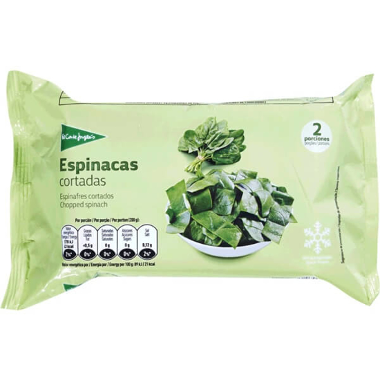 Imagem de Espinafres Cortados 2 Porções EL CORTE INGLÉS emb.400g