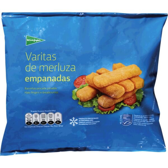 Imagem de Barrinhas de Pescada Panadas EL CORTE INGLÉS emb.500g