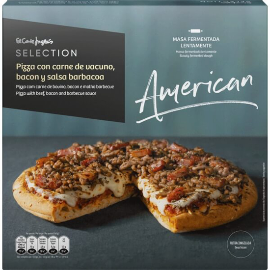 Imagem de Pizza Americana EL CORTE INGLÉS SELECTION emb.570g