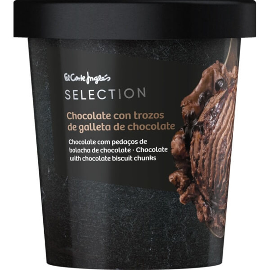 Imagem de Gelado de Chocolate com Pedaços de Bolacha de Chocolate EL CORTE INGLÉS SELECTION emb.500ml