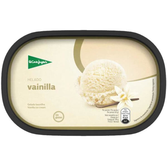 Imagem de Gelado de Baunilha sem Glúten EL CORTE INGLÉS emb.1L