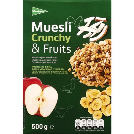 Imagem de Muesli Crocante com Frutas EL CORTE INGLÉS emb.500g