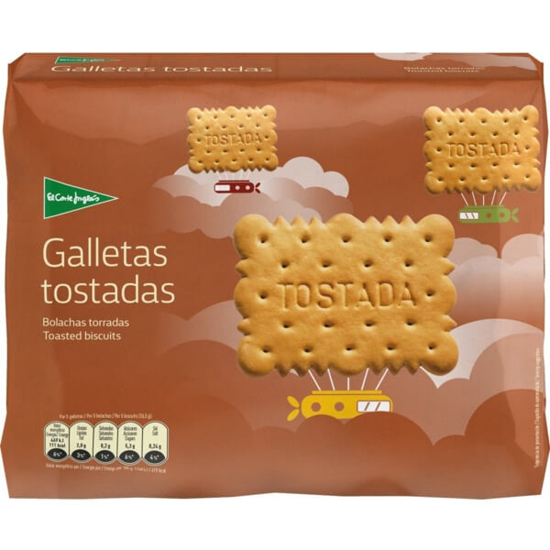 Imagem de Bolachas Torradas EL CORTE INGLÉS Pack 4 emb.800g