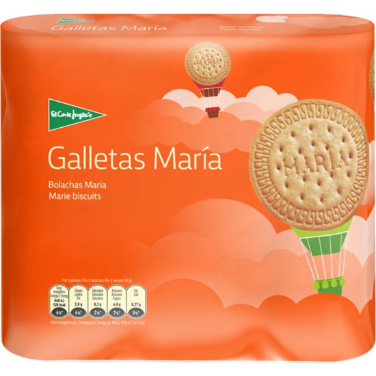 Imagem de Bolachas Maria EL CORTE INGLÉS Pack 4 emb.800g