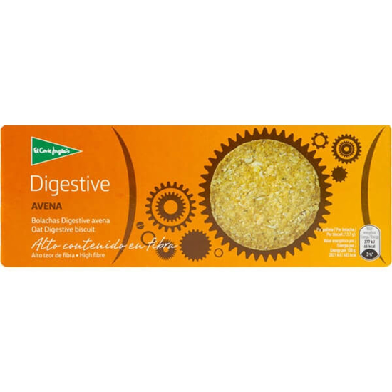 Imagem de Bolachas Digestivas de Aveia EL CORTE INGLÉS emb.425g