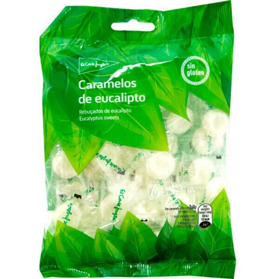 Imagem de Rebuçados de Eucalipto sem Glúten EL CORTE INGLÉS emb.125g