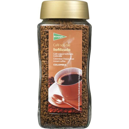 Imagem de Café Solúvel Liofilizado Colômbia EL CORTE INGLÉS frasco 100g