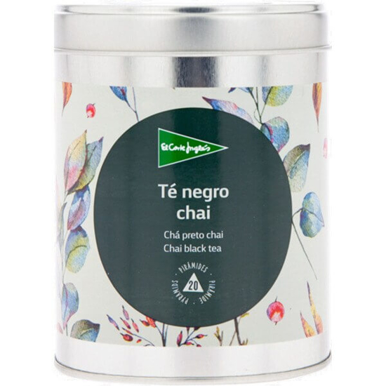 Imagem de Chá Preto Chai 20 Pirâmides EL CORTE INGLÉS lata 40g