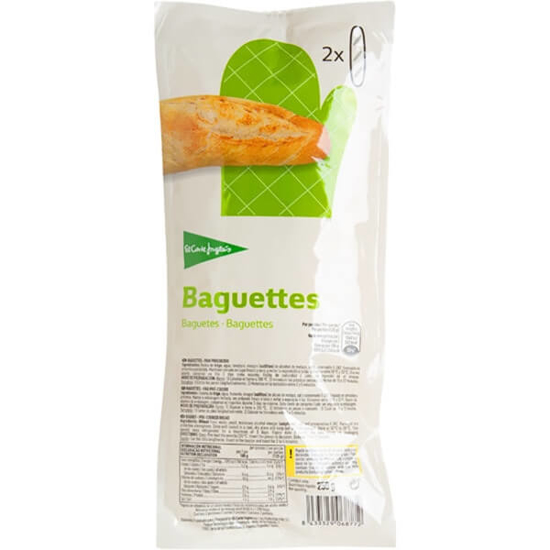 Imagem de Baguetes 2 Unidades EL CORTE INGLÉS emb.250g