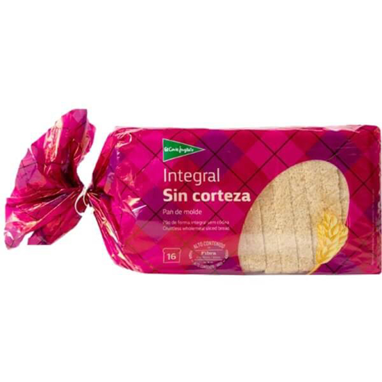 Imagem de Pão de Forma Integral EL CORTE INGLÉS emb.450g