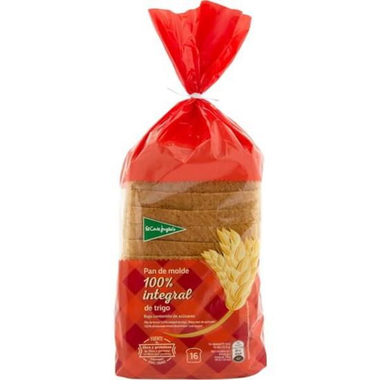 Imagem de Pão de Forma Integral EL CORTE INGLÉS emb.460g