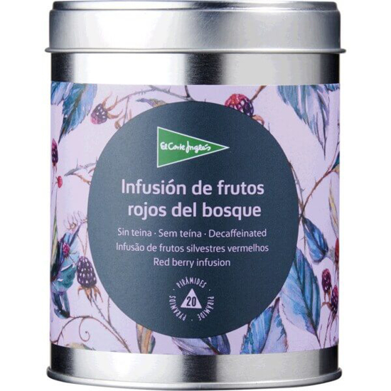 Imagem de Infusão de Frutos Silvestres Vermelhos EL CORTE INGLÉS lata 20 unidades