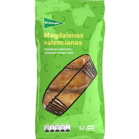 Imagem de Madalenas Valencianas 12 Unidades EL CORTE INGLÉS emb.350g