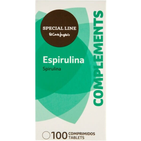 Imagem de Suplemento Espirulina 100 Cápsulas SPECIAL LINE EL CORTE INGLÉS emb.40g