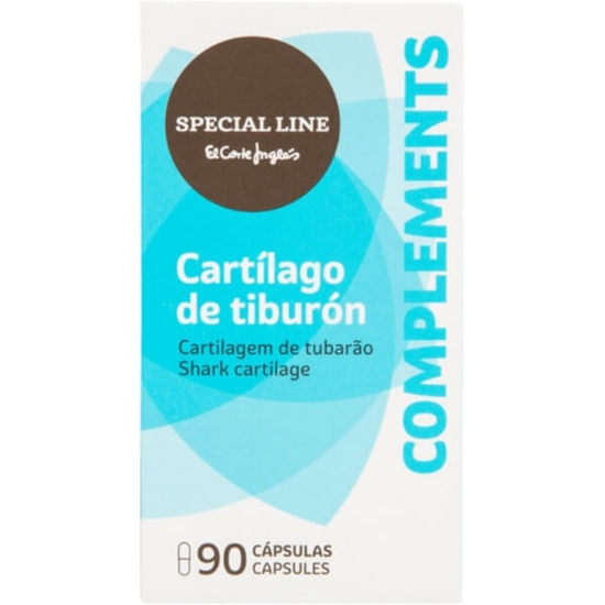 Imagem de Suplemento Cartilagem de Tubarão 90 Cápsulas SPECIAL LINE EL CORTE INGLÉS emb.54g