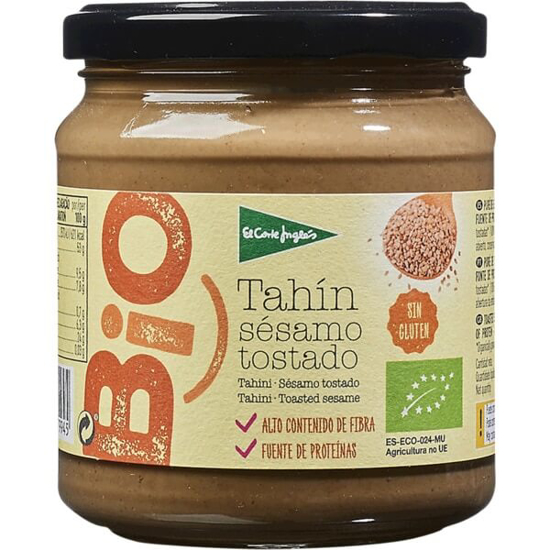 Imagem de Tahini Sésamo Tostado sem Glúten Biológico EL CORTE INGLÉS BIO frasco 300g