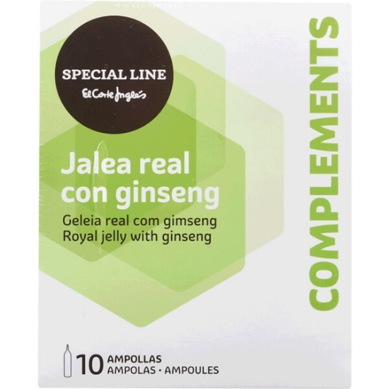 Imagem de Geleia Real com Ginseng SPECIAL LINE EL CORTE INGLÉS emb.10 unidades