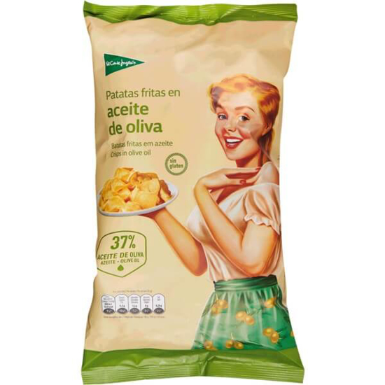 Imagem de Batatas Fritas em Azeite sem Glúten EL CORTE INGLÉS emb.170g