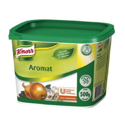 Mostrar detalhes para Molho Aromat KNORR 500g Imagem de Molho Aromat KNORR 500g