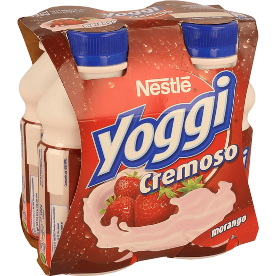 Imagem de Iogurte Líquido Cremoso Morango YOGGI 4x180g