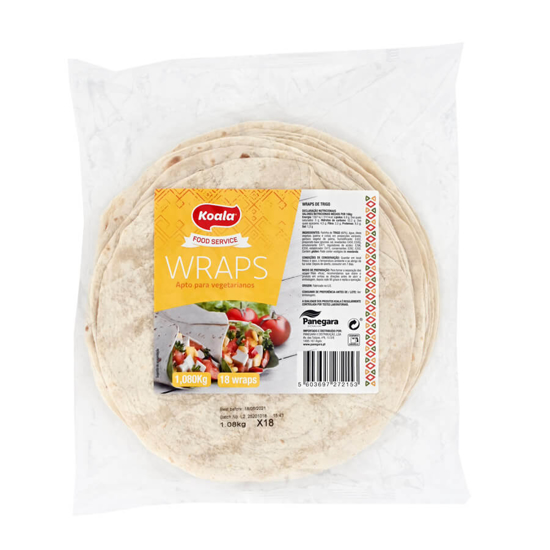 Imagem de Wrap Trigo Food Service KOALA 1,08kg