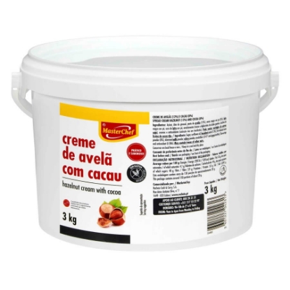 Mostrar detalhes para Creme de Avela e Cacau MASTERCHEF 3kg Imagem de Creme de Avela e Cacau MASTERCHEF 3kg