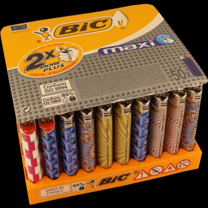 Mostrar detalhes para Isqueiro J26 Decorado BIC 50un Imagem de Isqueiro J26 Decorado BIC 50un