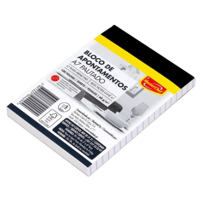 Mostrar detalhes para Bloco Apontamentos A7 100Folhas Pautado MASTERCHEF 1un Imagem de Bloco Apontamentos A7 100Folhas Pautado MASTERCHEF 1un