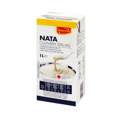 Mostrar detalhes para Nata Uht Culinaria 20% Mg MASTERCHEF 1L Imagem de Nata Uht Culinaria 20% Mg MASTERCHEF 1L