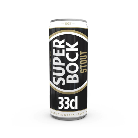 Imagem de Cerveja Com Álcool Lata SUPER BOCK STOUT 24x33cl