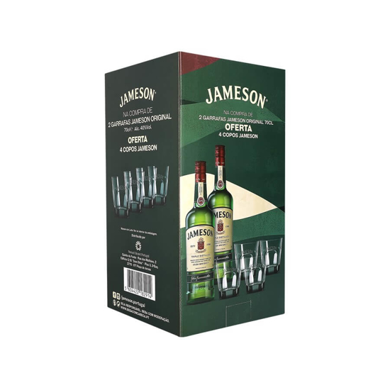 Imagem de Whisky Irlândes JAMESON 2x70cl