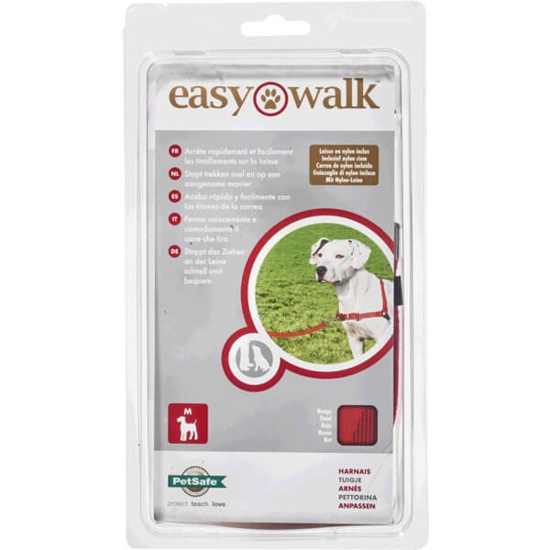 Imagem de Peitoral para Cão Vermelho Médio EASY WALK emb.1 unidade