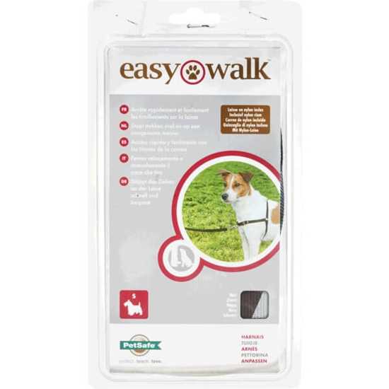 Imagem de Peitoral para Cão Preto Pequeno EASY WALK emb.1 unidade