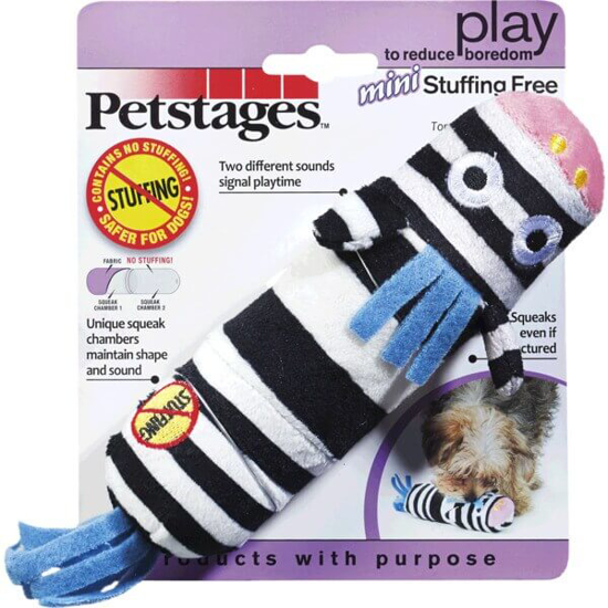 Imagem de Mini Stuffing Free Zebra PETSTAGES emb.1 unidade