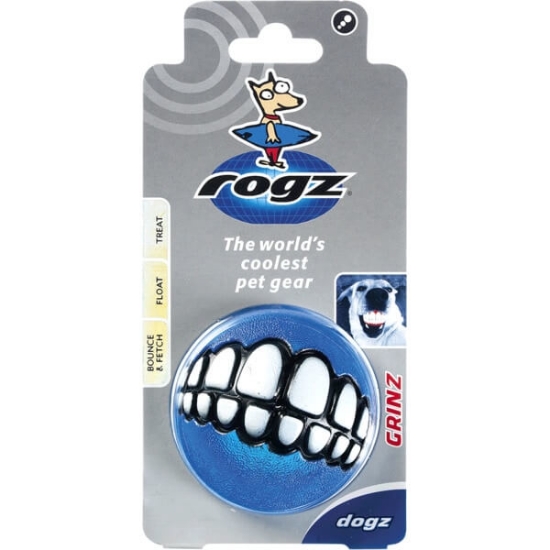 Imagem de Bola Azul Média ROGZ GRINZ emb.1 unidade
