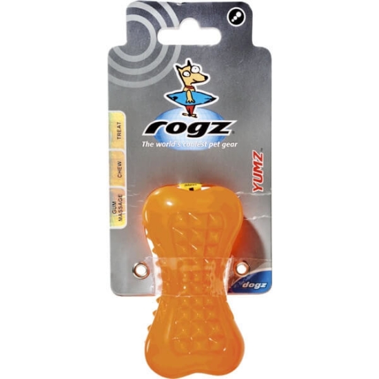 Imagem de Brinquedo para Cão Yumz Laranja Pequeno ROGZ emb.1 unidade