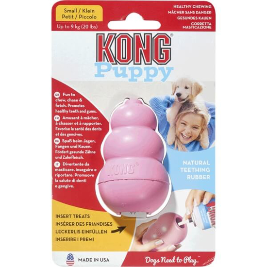 Imagem de Brinquedo para Cão Rosa Pequeno KONG PUPPY emb.1 unidade