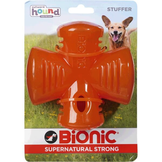 Imagem de Brinquedo para Cão Stuffer Laranja OUTWARD HOUND BIONIC emb.1 unidade