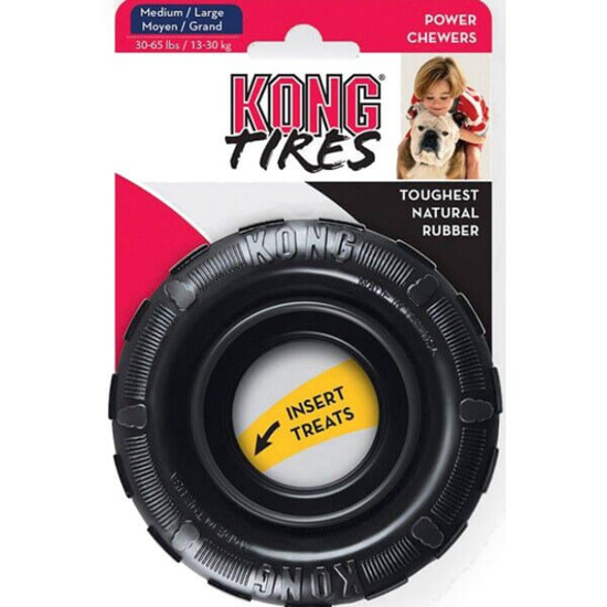 Imagem de Brinquedo para Cão Pneu M/L KONG TIRES emb.1 unidade