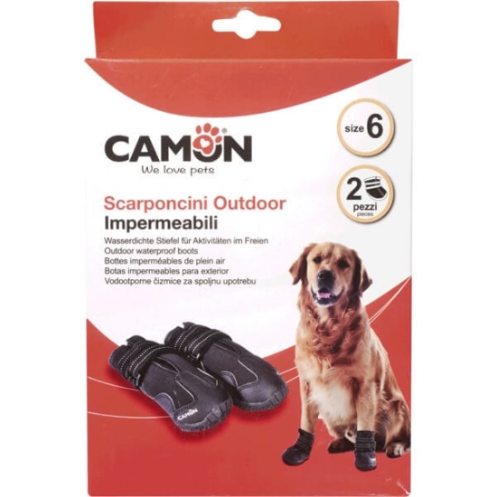 Imagem de Botas Impermeáveis para Cão Tamanho 6 CAMON emb.1 unidade