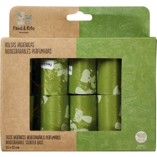 Imagem de Sacos Higiénicos Biodegradáveis Perfumados FRED & RITA emb.20 unidades